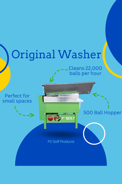 The P2 Original Washer: Our Most Popular Unit for Golf Ball Washing