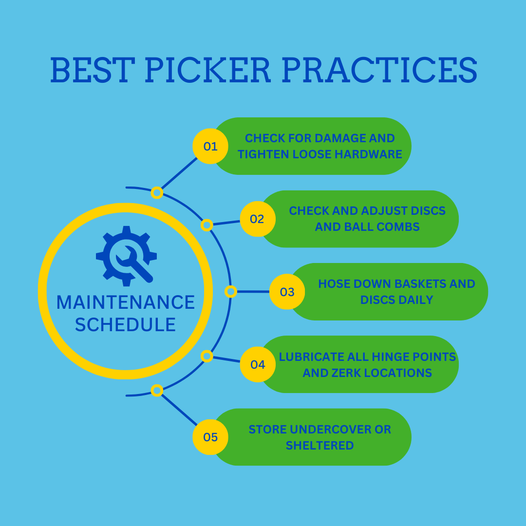Discover essential picker maintenance tips to ensure optimum ball picking and prolong the life of your P2 Picker. Follow these recommendations for reliable operation and performance.