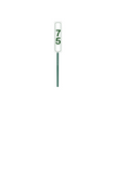 Magnetic Driving Range Yardage Markers