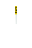 Magnetic Driving Range Yardage Markers