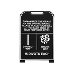 Proper Divot Pattern Easel