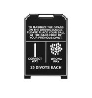 Proper Divot Pattern Easel