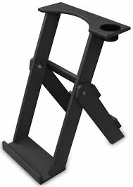 Folding Golf Bag Stand with Cup Holder