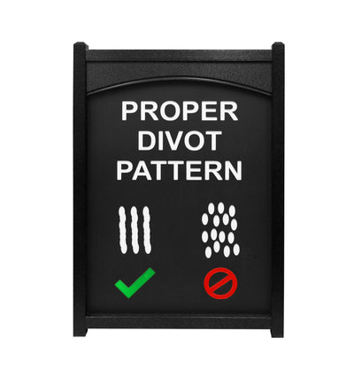 Proper Divot Pattern Easel