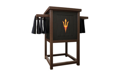 Raised Square Golf Club Washer with Towel Racks