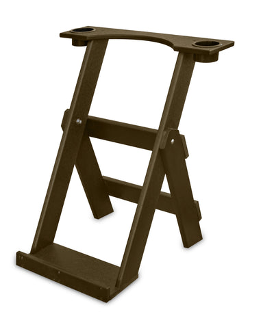 Folding Golf Bag Stand with 2 Cup Holders