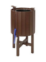 Round Raised Slatted Golf Club Washer
