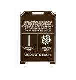 Proper Divot Pattern Easel