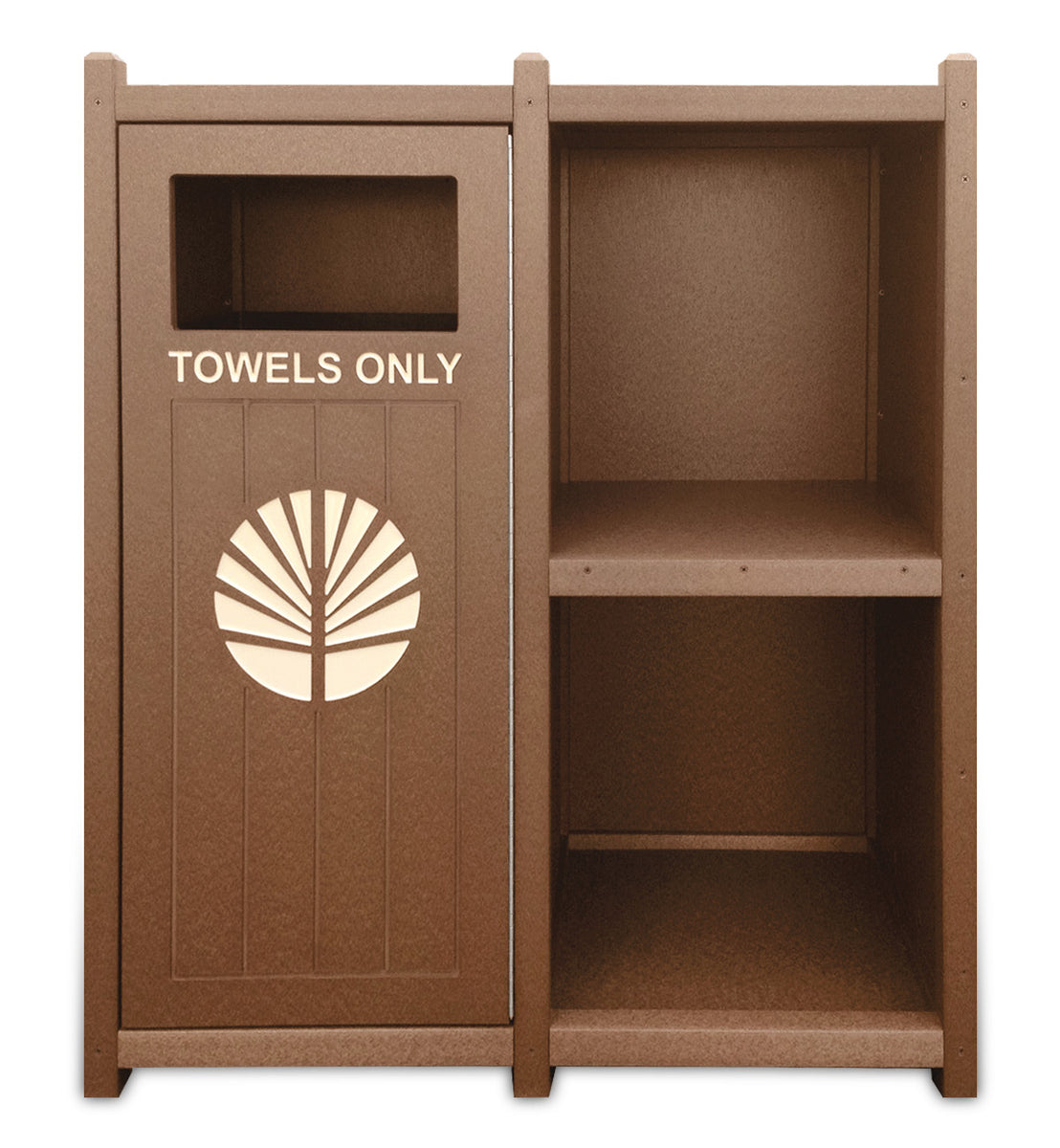 Towel Center with Liner & Shelves