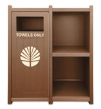 Towel Center with Liner & Shelves