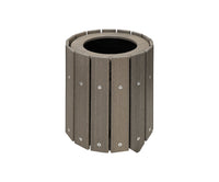 5-Gallon Round Slatted Trash Container