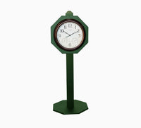 Bronze Golf Course Clock on Post