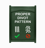 Proper Divot Pattern Easel