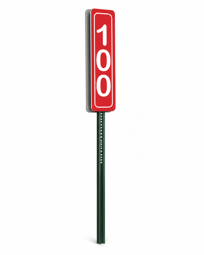 Magnetic Driving Range Yardage Markers