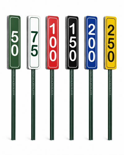 Magnetic Driving Range Yardage Markers