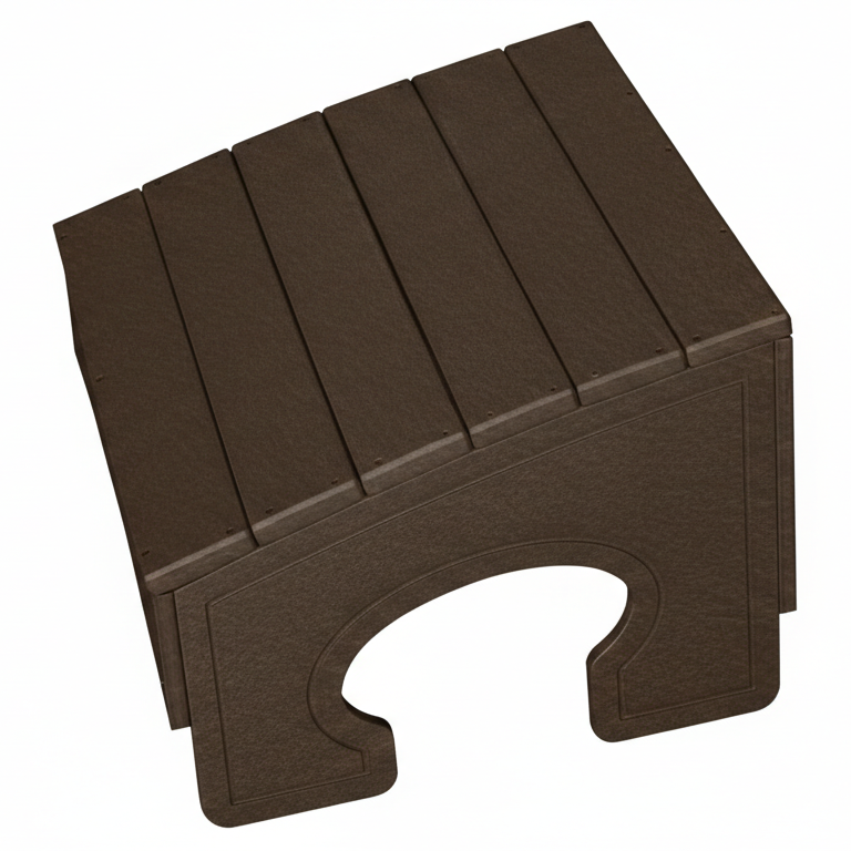 Recycled Plastic Footstool | Adirondack Chair Accessory