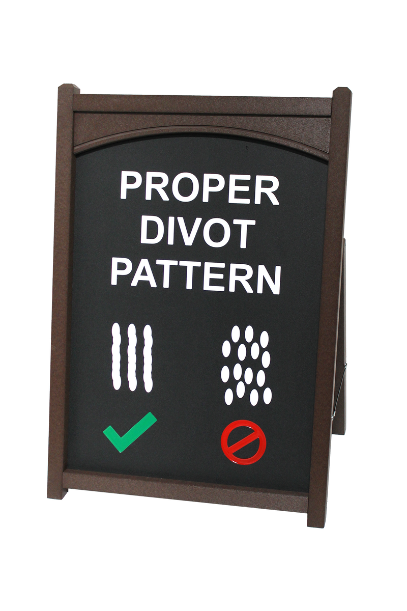 Proper Divot Pattern Easel