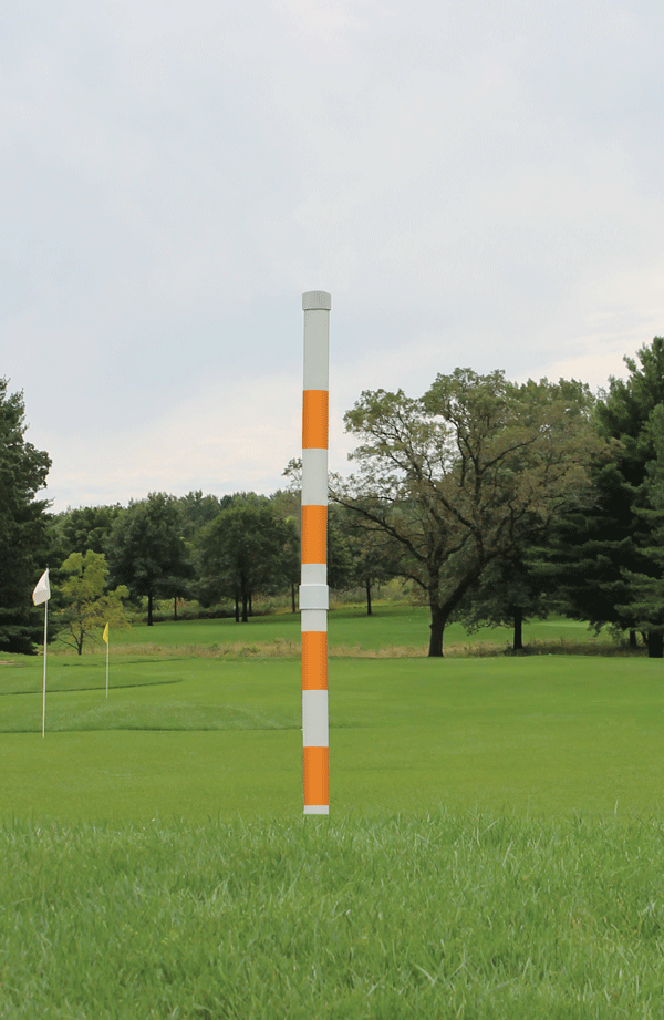 /Pole Color~Orange Strip