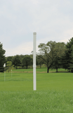 /Pole Color~White Strip